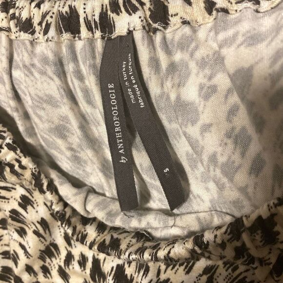Anthropologie - Cascais On/Off Shoulder Leopard Print Top sz S - Picture 4 of 7